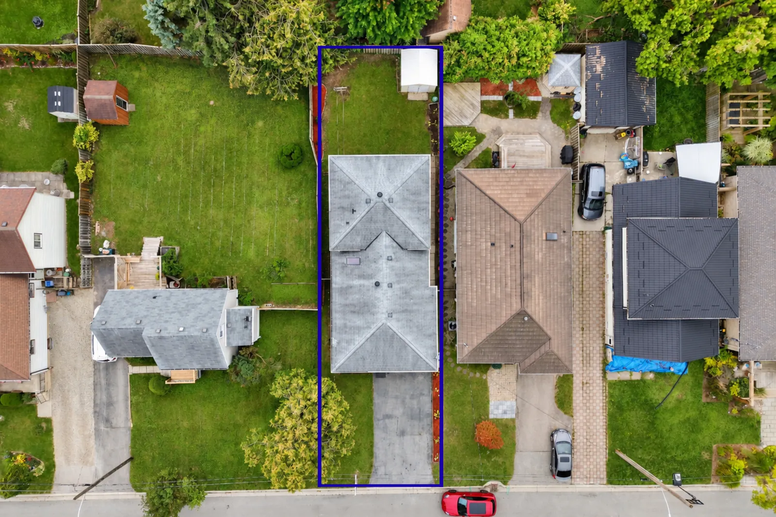 Lot from above