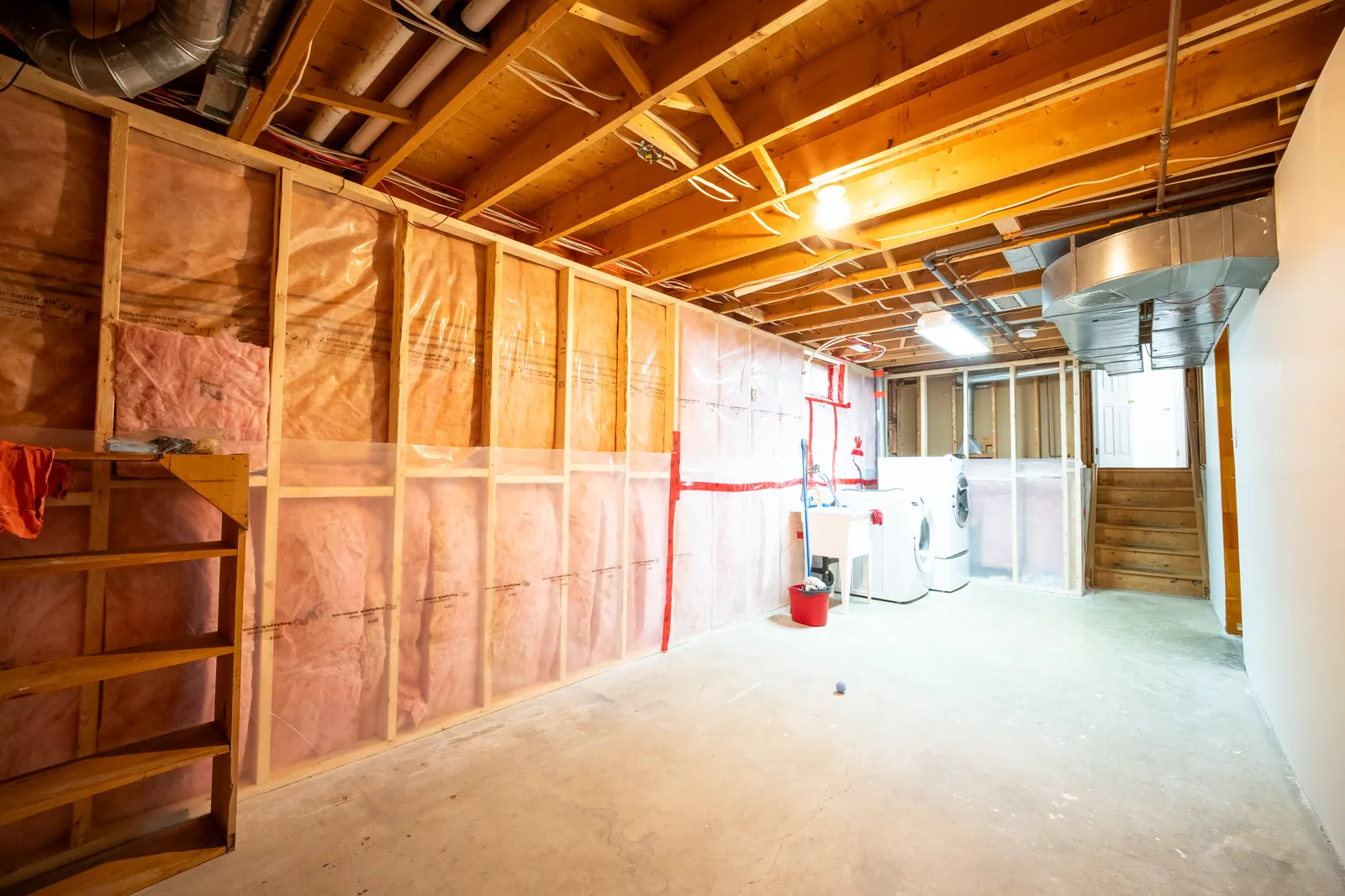 Unfinished basement